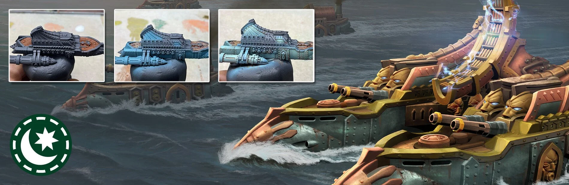 Step-by-Step: Deck the hulls of the Retaj Portalship — Warcradle